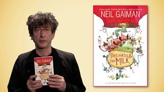 Neil Gaimans FORTUNATELY THE MILK  Book Trailer  Something Odd Happened [upl. by Mure]