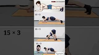 Planks abs workout  workout for belly fat yoga exercise [upl. by Nwad946]