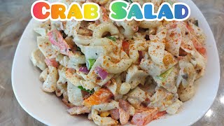 Easy And Delicious Crab Salad Recipe [upl. by Gabel]