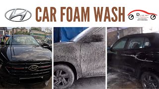 Full Car FoamDiesel Wash  CRETA  DE CAR SPA [upl. by Cordeelia]