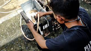 How to clean hitachi window type inverter aircon [upl. by Anirtal]