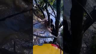 Dramatic NSW flood rescue of woman clinging to trees while trapped in floodwaters [upl. by Lezlie988]