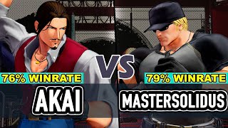 KOF XV ▰ AKAI RobertIoriSylvie vs MASTERSOLIDUS ClarkKimKukri [upl. by Yajeet]