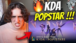 First Time Reacting To KDA  POPSTARS Music Video ft Madison Beer GIDLE Jaira Burns [upl. by Colman968]