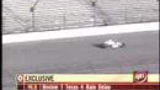 IndyCar Mario Andretti crash  2003 [upl. by Enomahs]