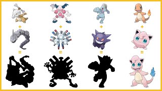 Pokemon Fusion Compilation 241  jigglypuff  charmander  gengar  machop  magneton  mr mime [upl. by Fletch]