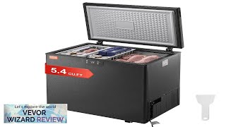 VEVOR Chest Freezer 54 Cuft  153 L Compact Deep Freezer Free Review [upl. by Ri]