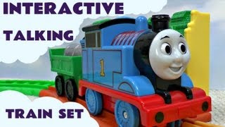 All Around Sodor Thomas amp Friends Interactive Talking Toy Train Set [upl. by Lehar]