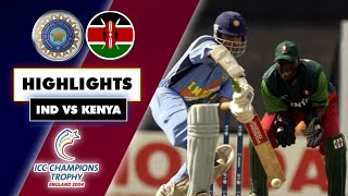 Dravid and Laxman shine in easy game  India Vs Kenya 2004 Champions Trophy Highlights [upl. by Adali530]