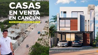 Tu mejor inversión esta en CANCÚN🏡🏡  CASAS en venta por AKHabitare  Obras Ajenas [upl. by Anayia]