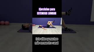 Ejercicios para ESTENOSIS DE CANAL LUMBAR deporte fisioterapia madrid salud health [upl. by Doowrehs]