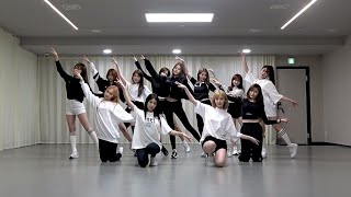 IZONE  Violeta dance practice mirrored [upl. by Yedrahs]