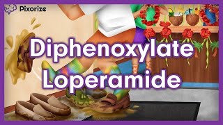 Loperamide vs Diphenoxylate Mnemonic for USMLE [upl. by Nhojleahcim672]