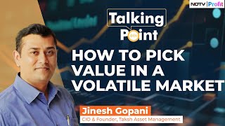 Jinesh Gopani On Market Outlook Tech Pharma Growth amp Value Picks In Volatile Times  Talking Point [upl. by Walke]