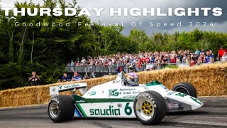 Goodwood Festival of Speed 2024 Day 1  Drifting Formula 1 Supercars Galore  Many More [upl. by Ylrebmit]