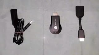 AnyCast How To Connect Smartphone To TV LED TV HDTV wireless android otg [upl. by Darbee389]