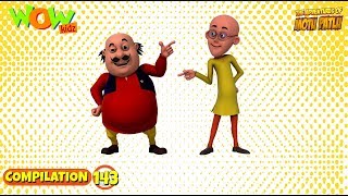 Motu Patlu  Non stop 3 episodes  3D Animation for kids  143 [upl. by Ardeth821]