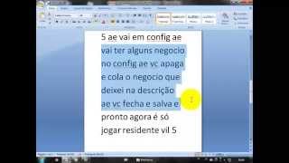 Tirando lag do resident evil 5 100 sem programa [upl. by Aeel]