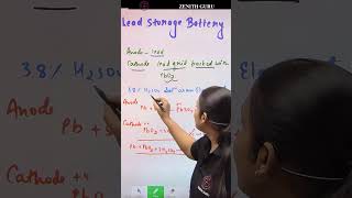 Lead Storage Battery  Rapid Chemistry 039  Class 12  By Nikki maam viral battery chemistry [upl. by Edelman]