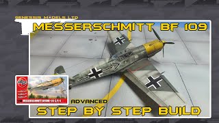 Airfix  Messerschmitt Bf 109  148 Scale Model  Advanced Step By Step Video Build  Episode1 [upl. by Harac]