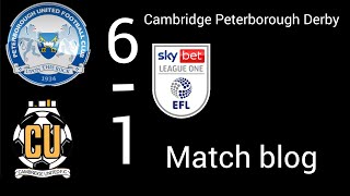 Peterborough v Cambridge Darby day [upl. by Eliseo871]