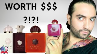 NEW AMOUAGE PERFUMES 🧐  Material Boundless Ashore and Crimson Rocks  Fragrance Review [upl. by Nide862]