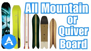 Volume shifted boards part 2  Quiver Board vs All Mountain Ride [upl. by Ynahteb]