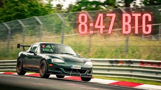 Nurburgring Nordschleife BTG Mazda mx5 [upl. by Lewert]