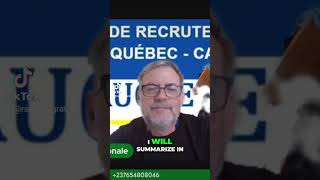 LES NOUVELLES LOIS DU CANADA QUI FONT PEUR viralvideo immigrationquebec canadanews canadian [upl. by Trini]