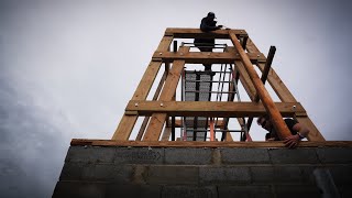 Framing turret windows [upl. by Montagu]