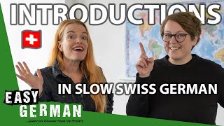 Introduce Yourself in Slow Swiss German  Super Easy German 248 [upl. by Birgitta263]