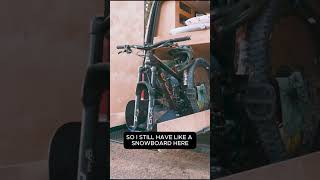 DIY SlideOut Bike Rack for Easy Storage 🚲 vanlife vanconversions [upl. by Elisa]