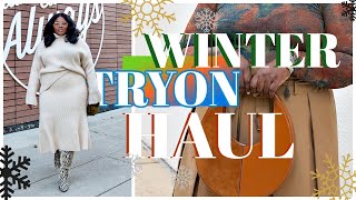 WINTER TRY ON HAUL  What to Buy NOW EASY OUTFITS  ESSENTIALS Every Curvy Woman Should Own in 2024 [upl. by Mallorie]