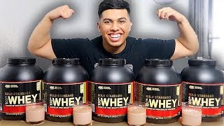 I Tried NEARLY Every WHEY Protein Shake Flavour [upl. by Merton]