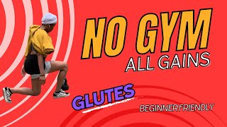 The Best AtHome Glute and Full Body Workout NO EQUIPMENT [upl. by Kelley]