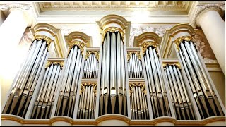 HÄNDEL  Hornpipe from Water Music Konstantin Volostnov organ [upl. by Yretsym]