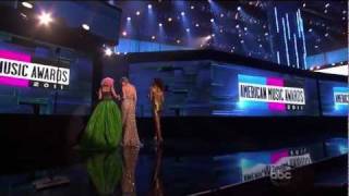 Nicki Minaj wins best hip hop album AMA Full Video Good Quality2011 [upl. by Dnamron579]