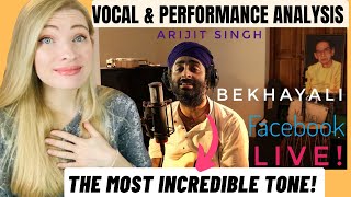 Vocal Coach Reacts Bekhayali  Arijit Singh Unplugged  Facebook Live  In Depth Analysis [upl. by Pedroza461]