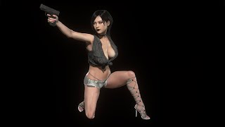 Resident Evil 4 Remake Mercenaries Ada the Ibiza Party Girl in the Island Map S 2K [upl. by Mapes]