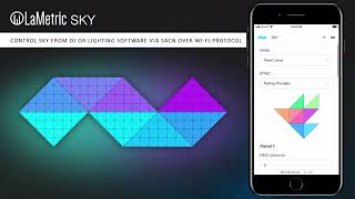 Integrate LaMetric SKY with DJ and lighting software using sACN protocol DMX over IP [upl. by Thorley]