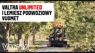 Valtra Unlimited i równiarka międzyosiowa Voumet [upl. by Anma644]