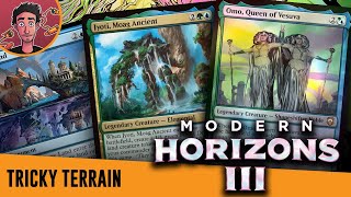 Tricky Terrain Full Deck Reveal  Modern Horizons 3 Commander Precon MTG Spoilers [upl. by Lynna]