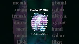 Kejadian 125KJV VERSI TERJEMAHAN 5 BIJAKSANA alkitab elohim kitabkejadian firmanallah yesus [upl. by Icaj]