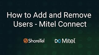 How to Add or Remove Users with Mitel Connect Director [upl. by Arliene]