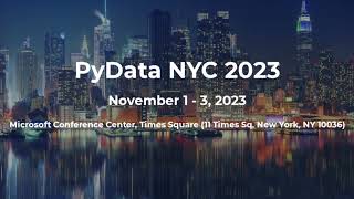 PyData NYC 2023 is coming [upl. by Trevar]