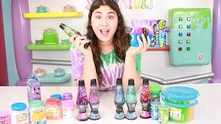 MIXING ALL NEW STORE BOUGHT SLIMES FROM WALMART  Slimeatory 421 [upl. by Ramirol362]