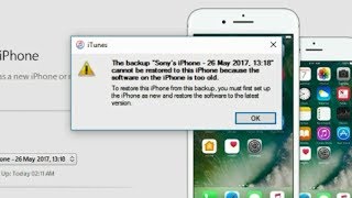 How to Fix quotSoftware Too Oldquot Error in iTunes [upl. by Philoo]