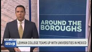 NY1 News Lehman College Signs Historic Agreement with Eight Mexican Universities [upl. by Aloeda]