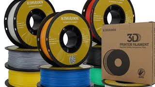 KINGROON PLA Filament 175mm 510KG pla Plastic For 3D Printer [upl. by Akemehc36]