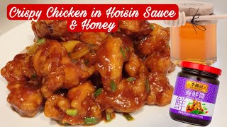 Crispy Chicken in Hoisin Sauce amp Honey Simple Chinese Recipe  Cooking Maid Hongkong [upl. by Yasu]